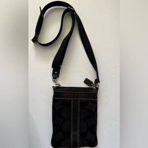 Coach - 1941 Canvas Black Signature Crossbody Bag